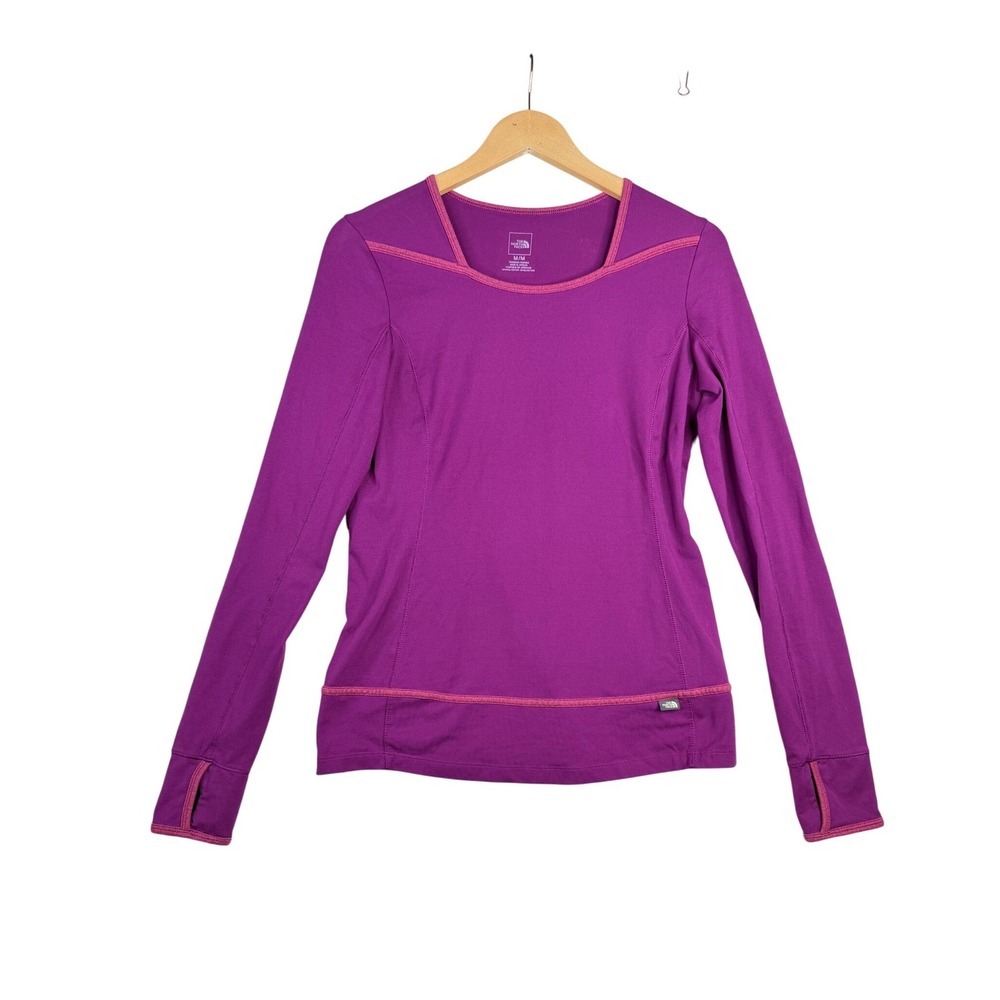 The North Face Long Sleeve Athletic Top size Medium Purple